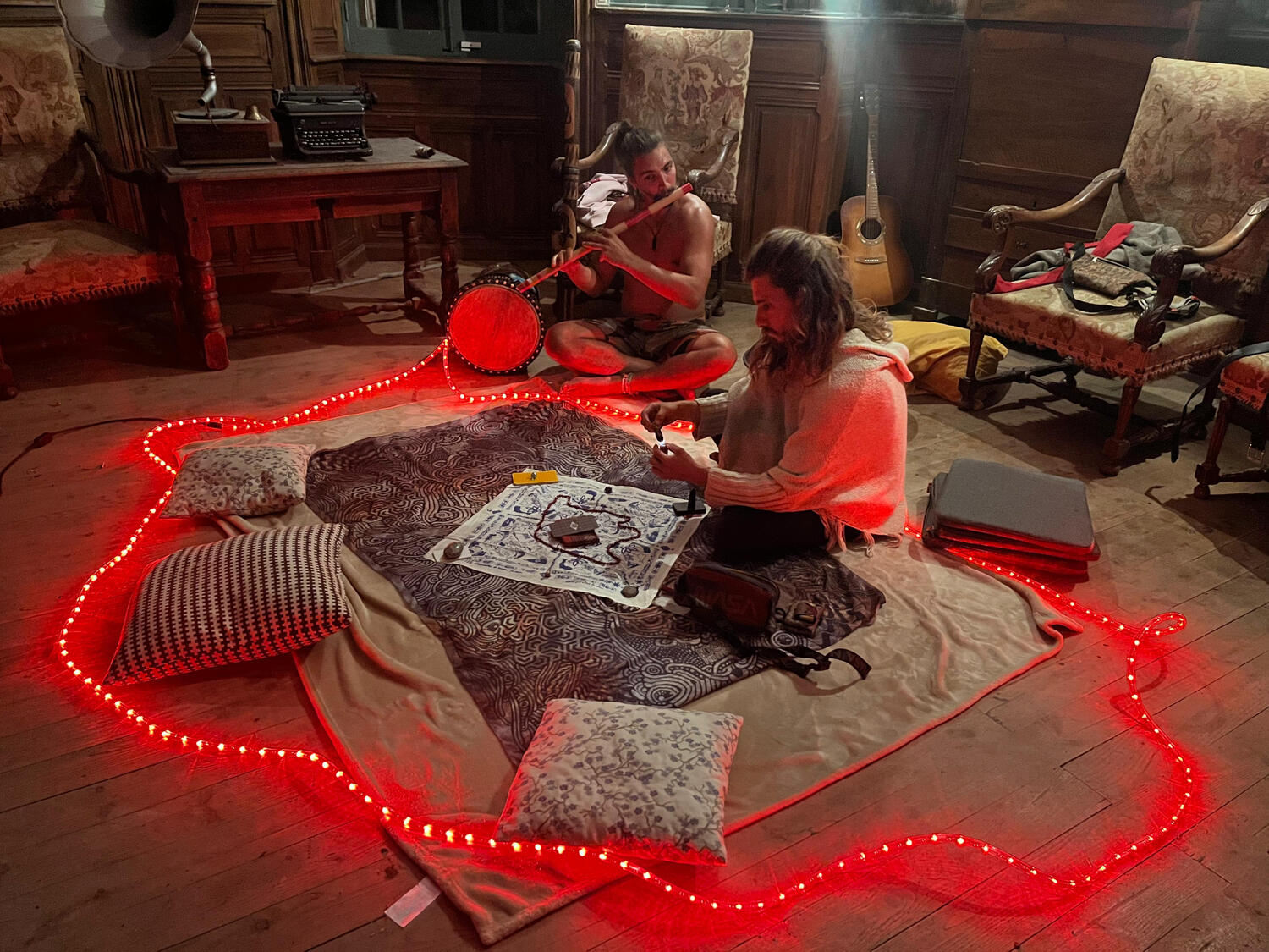 Card Wizard and Sonic Shaman in a Castle